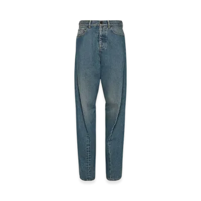 Maison Margiela Men's Diagonal Seam Jeans "Blue"