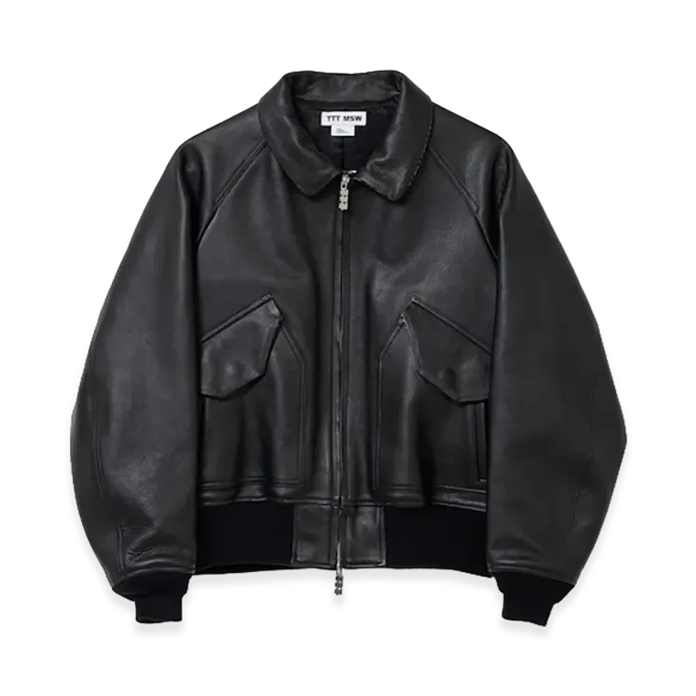 TTTMSW Leather jacket "Black"