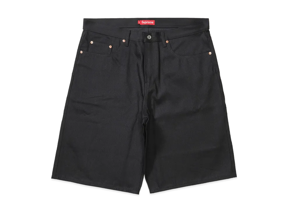 Supreme Baggy Selvedge Denim Short (26SS) "Rigid Black"