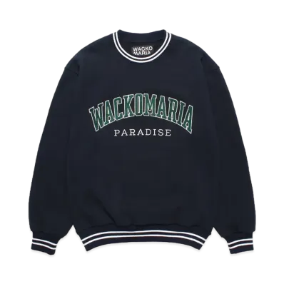 WACKO MARIA Heavy Weight Sweat Shirt "Navy"