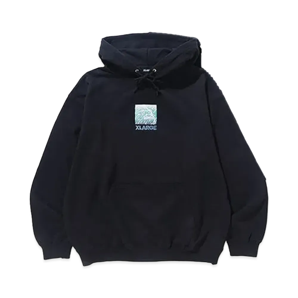 XLARGE x IT'S A LIVING Pullover Hooded Sweat "Black"