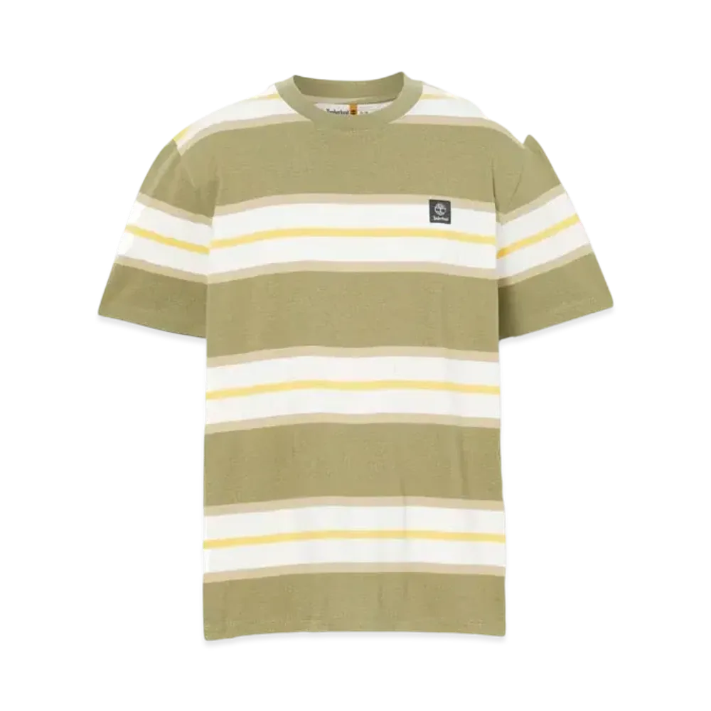 Timberland Men's Short Sleeve Stripe Tee "Castle Earth"