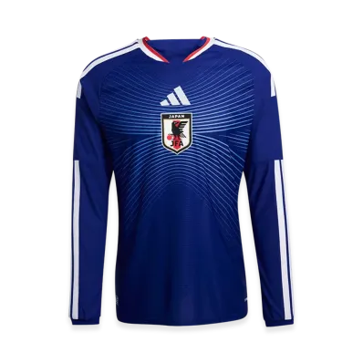adidas Japan 2026 Home Authentic Jersey L/S "Japan Blue/Ash Blue"