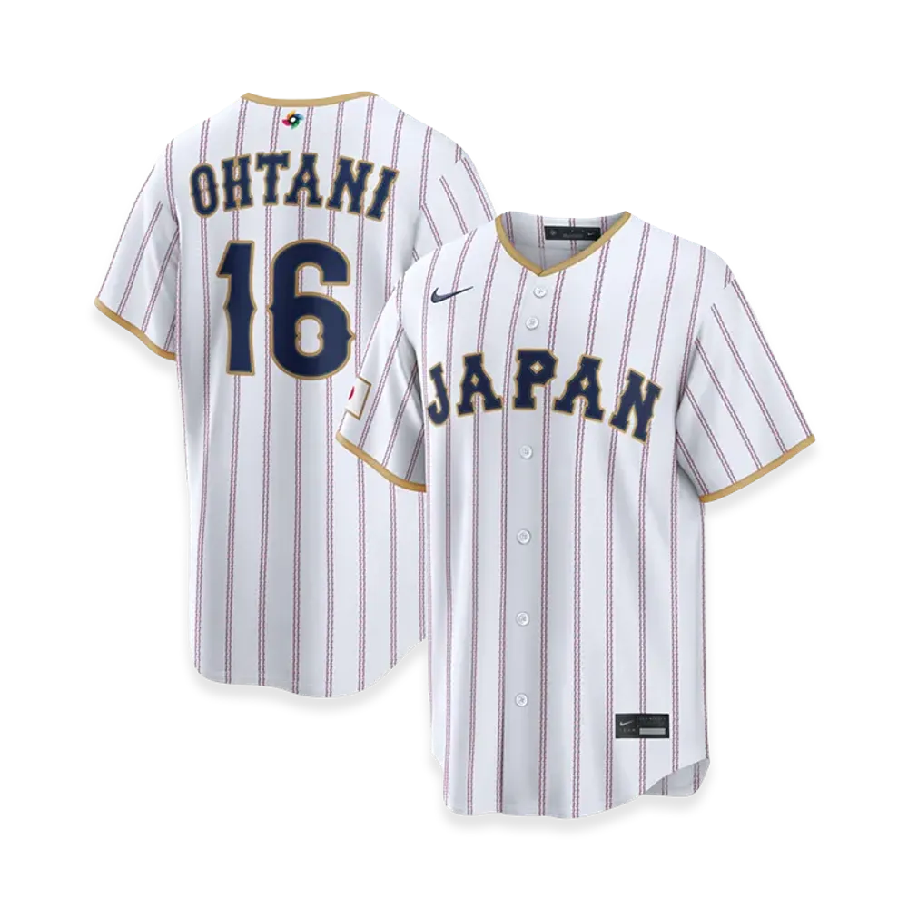 Nike 2026WBC World Baseball Classic Shohei Ohtani Japan Baseball Home Stadium Jersey "White"