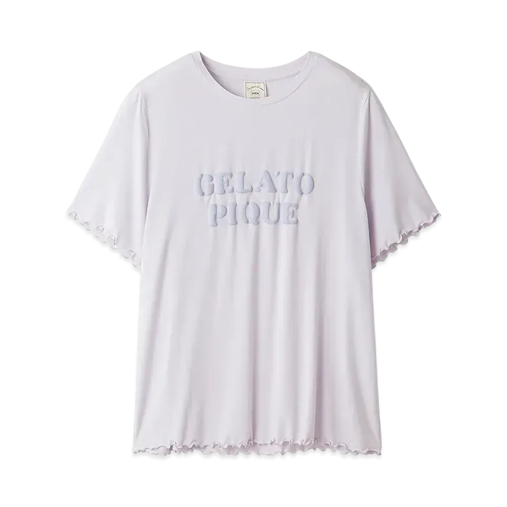 GELATO PIQUE Cool Touch Sensation Logo Mellow T-shirt "Purple"