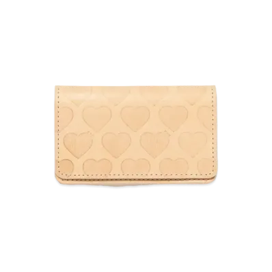 HUMAN MADE Leather Card Case "Beige"