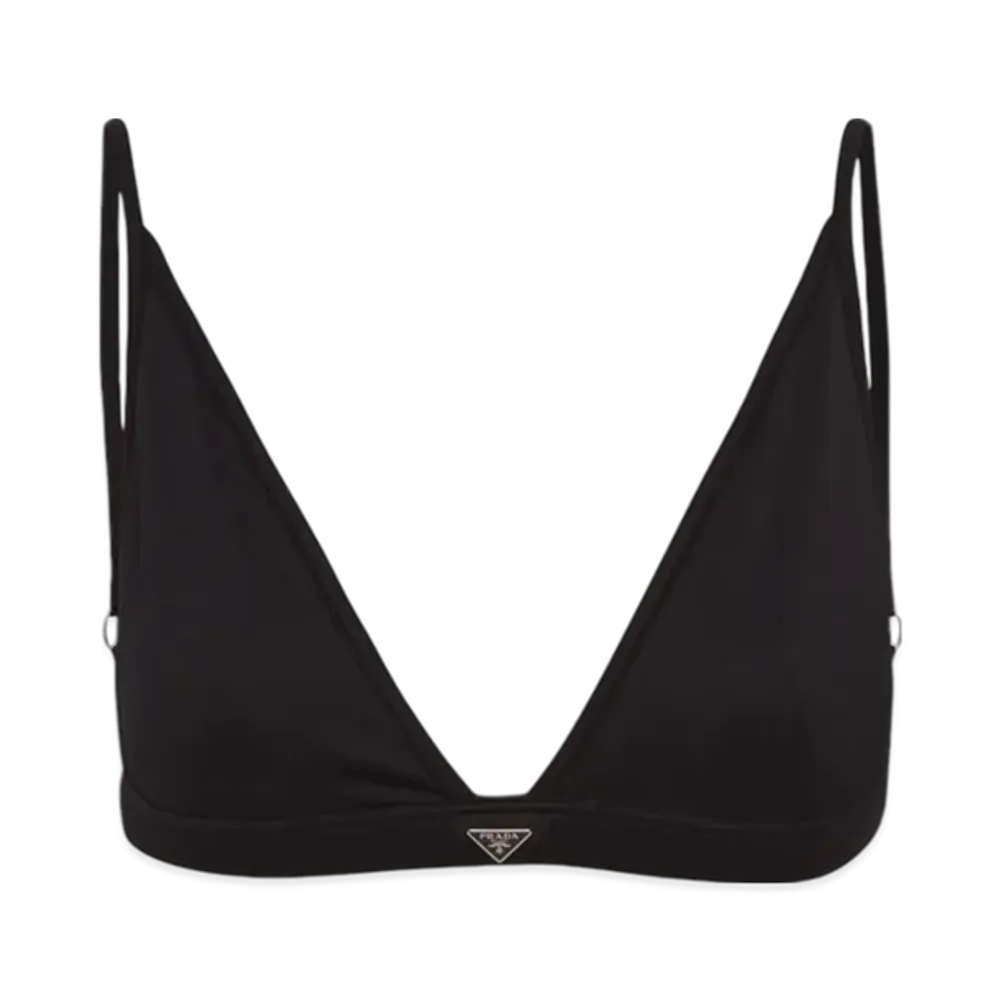 PRADA Women's Stretch Jersey Top "Black"