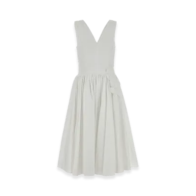 PRADA Women's Poplin Dress "White"