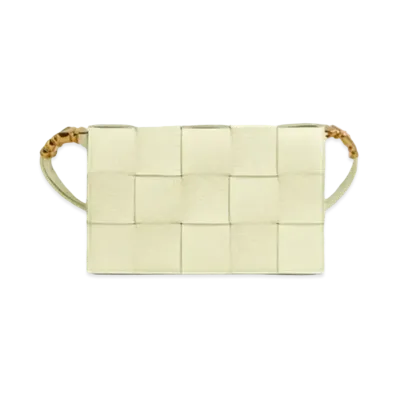 Bottega Veneta Cassette Crossbody Bag "Washed Passion Yellow"