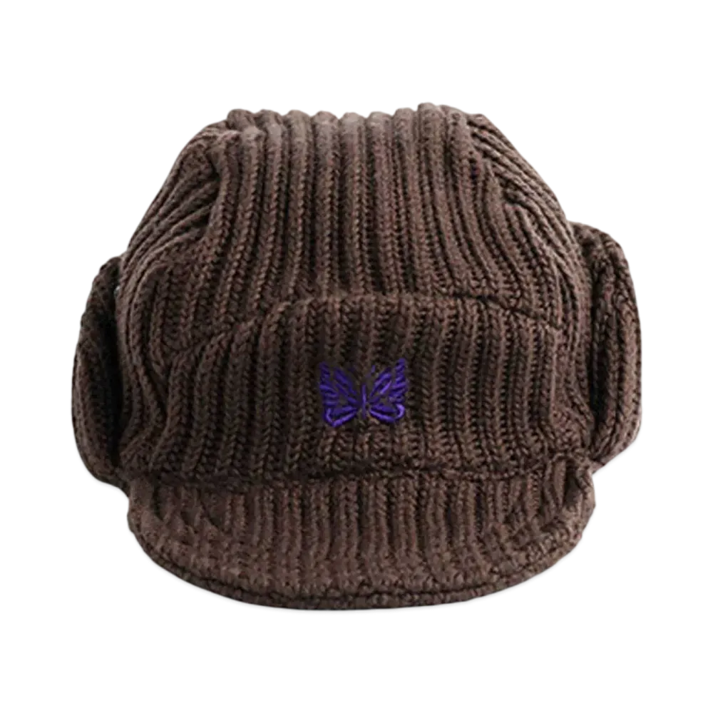 NEEDLES Merino Wool Bird Shooting Cap "Brown" NS065