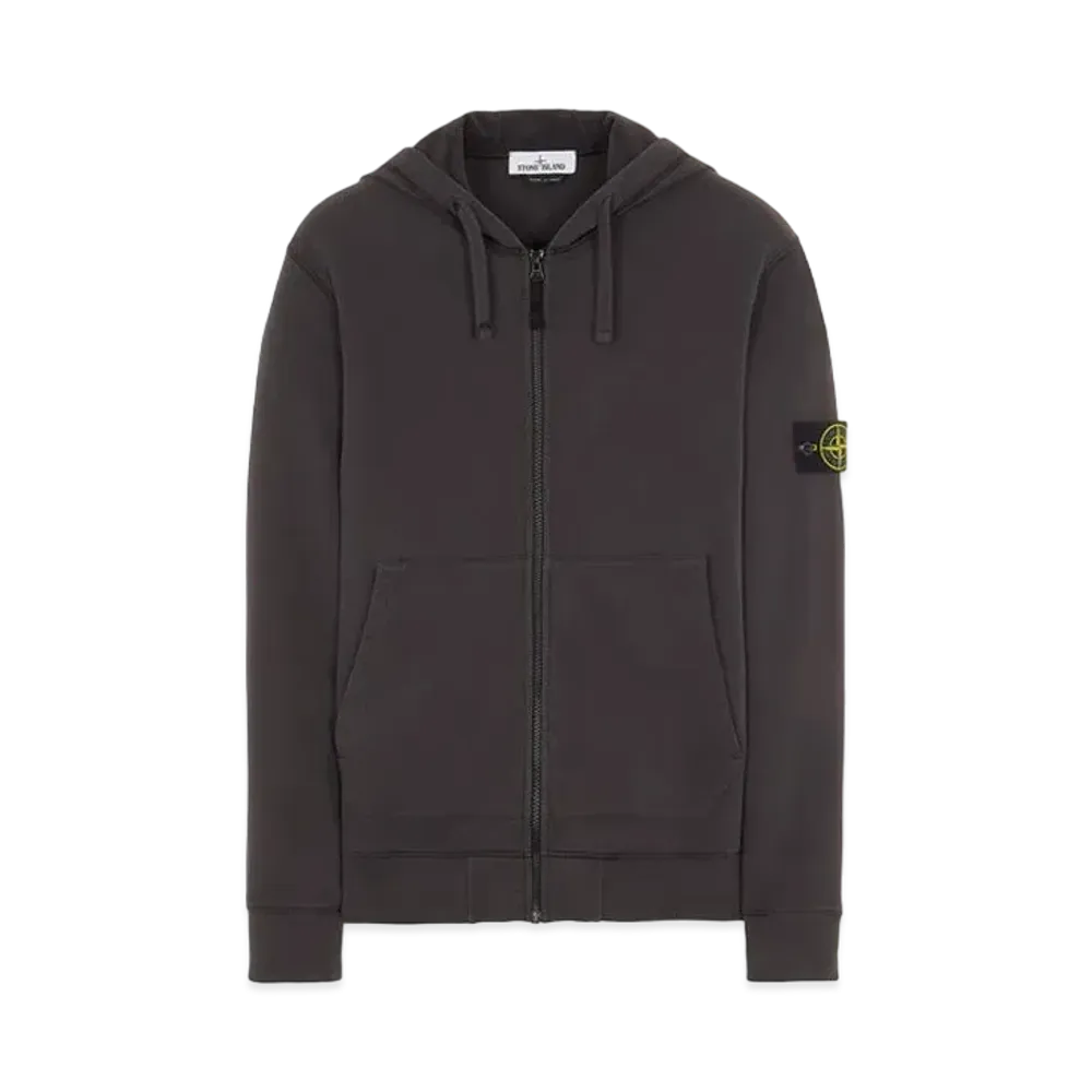 Stone Island 64220 BRUSHED COTTON FLEECE "Steel Grey"