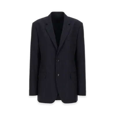 Maison Margiela Women's Wool Jacket "Blue"