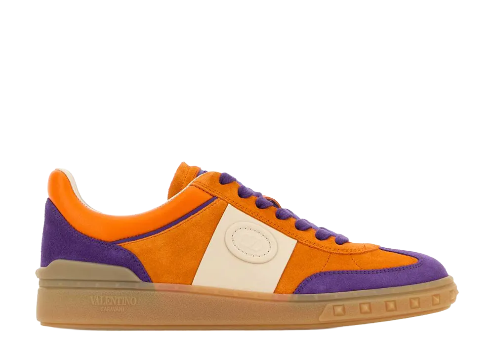 Valentino Garavani Women's Multicolor Suede Upvillage Sneakers "Multicoloured"