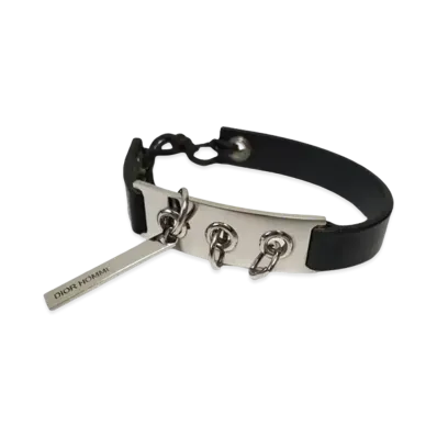 Dior DiorHomme Plate Charm Bracelet "Silver"