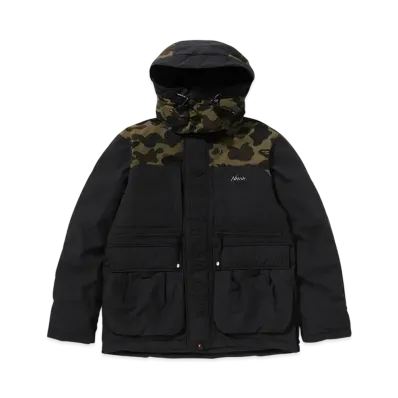 A BATHING APE x NANGA Hinoc Down Jacket "Black"