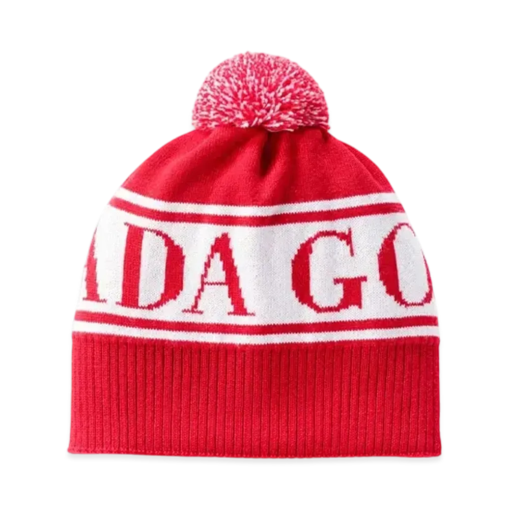 CANADA GOOSE Kids Merino Toque "Red"