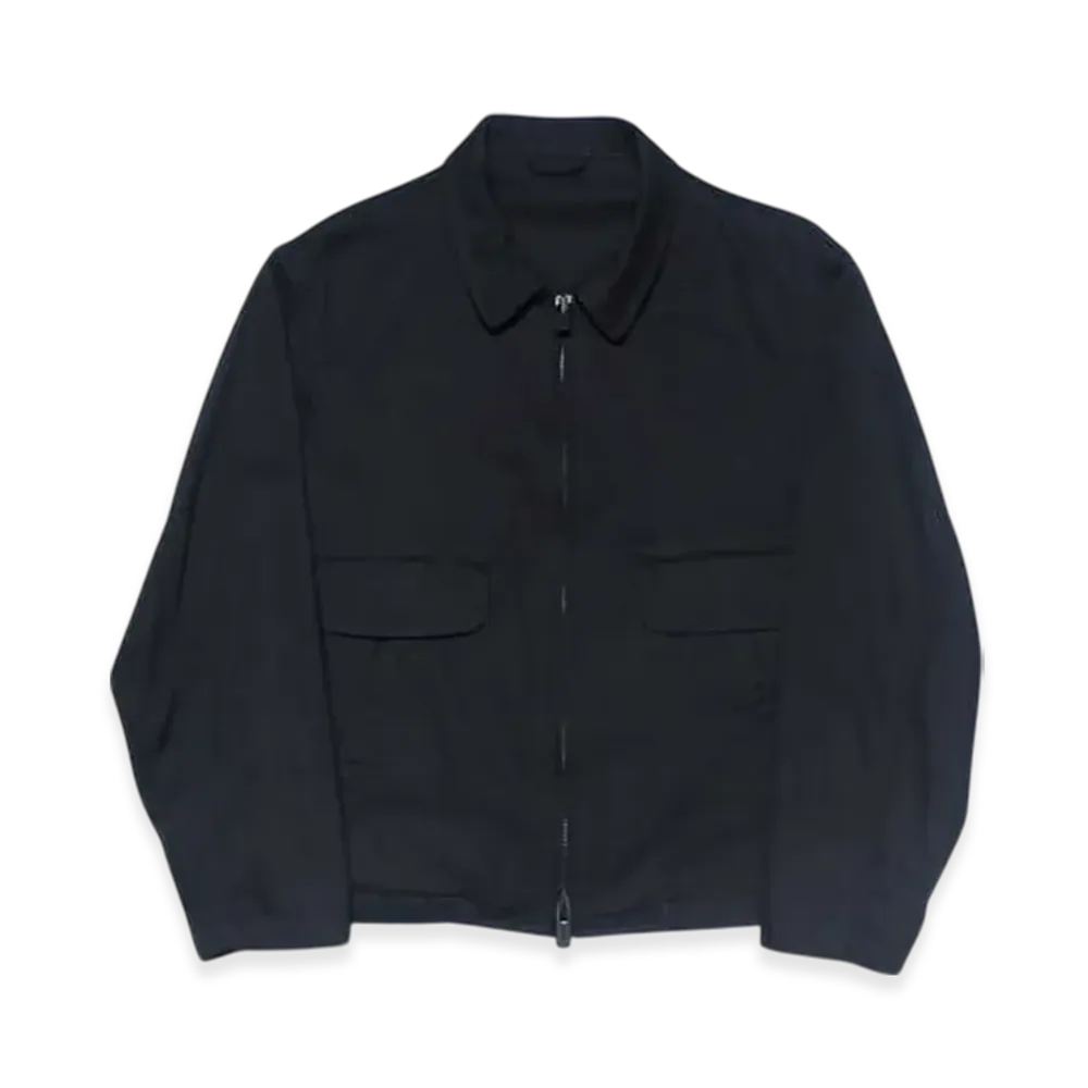 Yohji Yamamoto POUR HOMME Cotton Drill Multi-Pocket Blouson "Black"