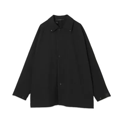 N.HOOLYWOOD Short Balmacaan Coat "Black"