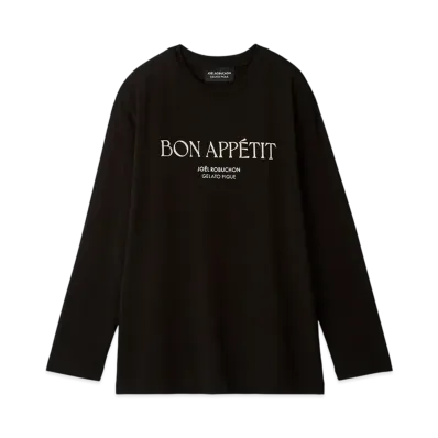 GELATO PIQUE x JOEL ROBUCHON One Point Long Tee "Black"