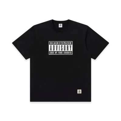 BlackEyePatch Advisory Label Tee "Black"
