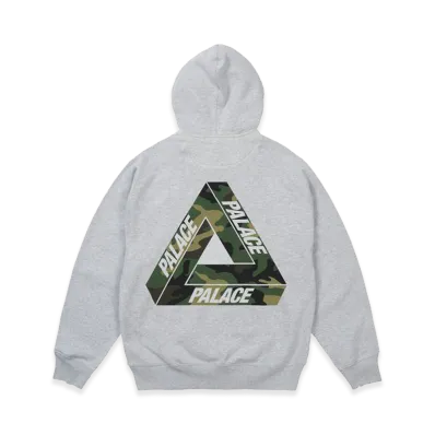 PALACE Camo Tri-Ferg Hood "Grey Marl"