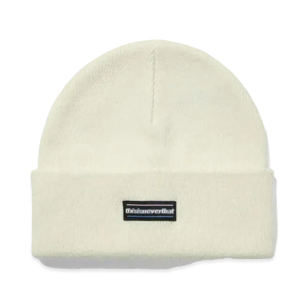thisisneverthat ESP-Logo Beanie "Off White"