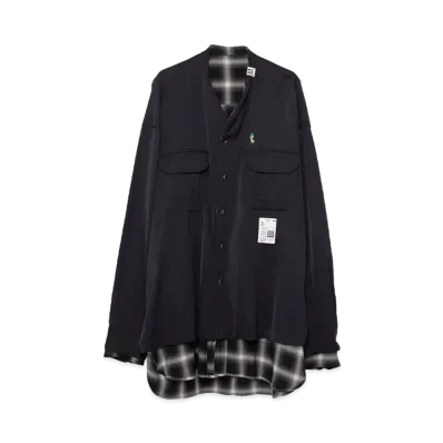 Maison MIHARA YASUHIRO Reversible Long Sleeve Shirt "Black"