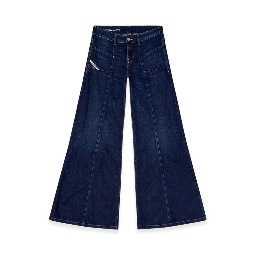 Diesel Flare Jeans D-Akii 068ra "Dark Blue"