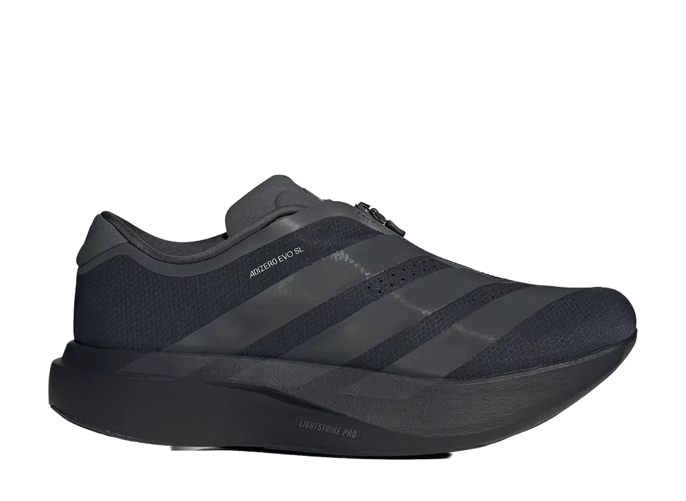 adidas Adizero Evo SL Zip "Core Black/Grey Six"