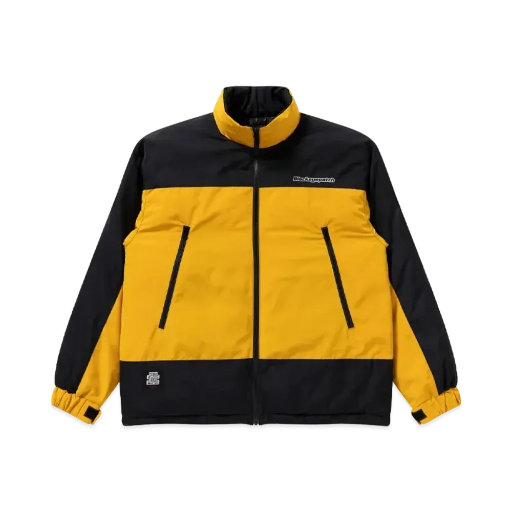 Blackeyepatch 2 Tone Nylon Puffer Jacket "Yellow"