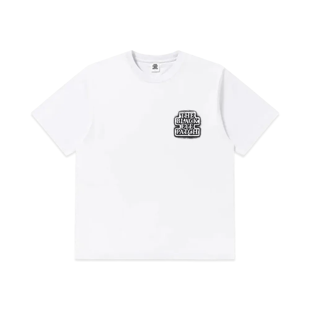 BlackEyePatch Sprayed OG Label Tee "White"