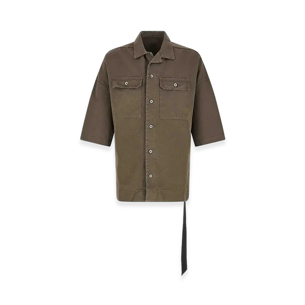 Rick Owens DRKSHDW Magnum Tommy Short Sleeve Shirt "Dust"