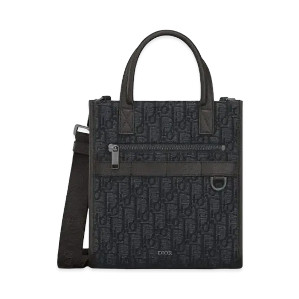 Dior Safari North-South Tote Bag Dior Oblique Jacquard "Black"