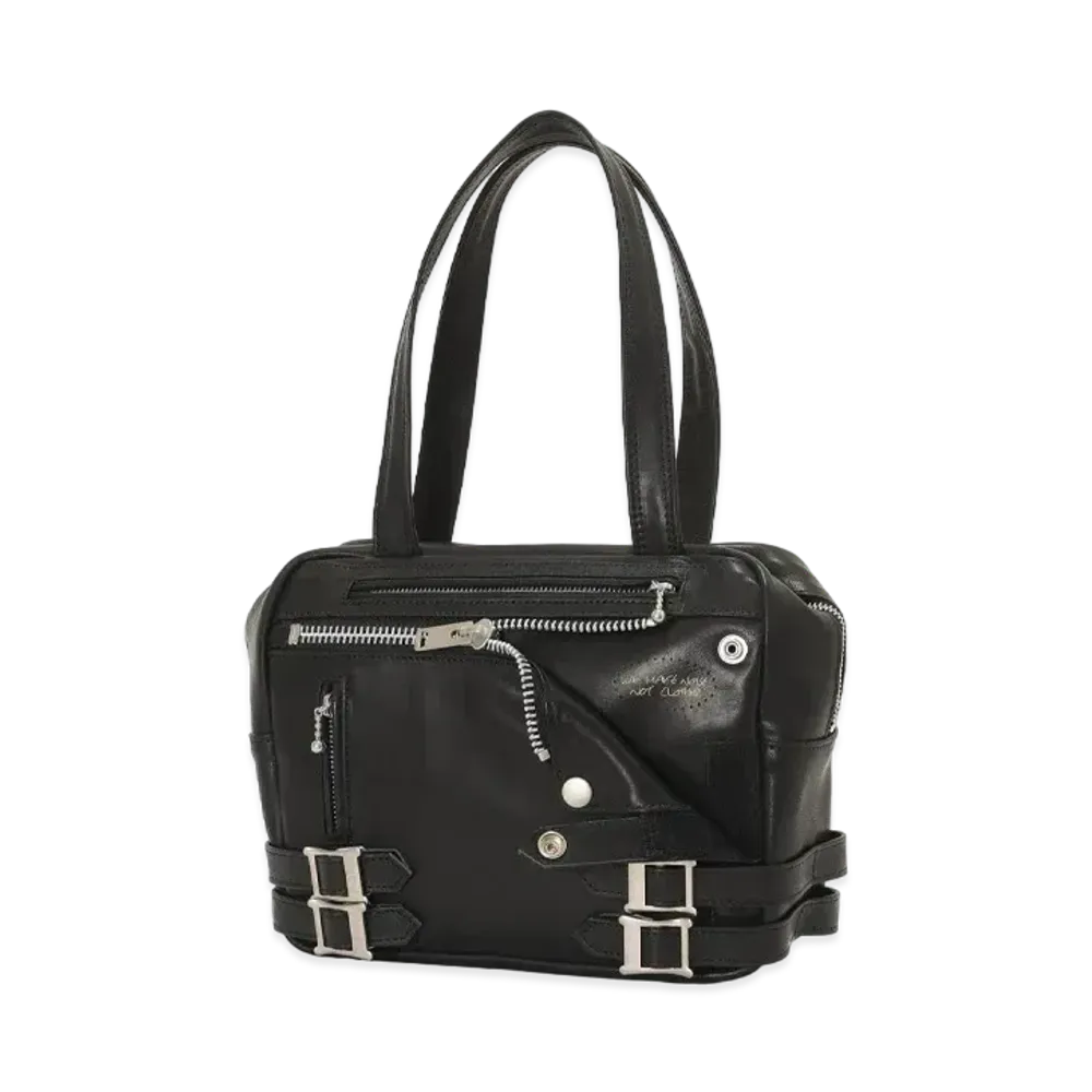 UNDERCOVER Cow Leather Rider Bag Small Size "Black"