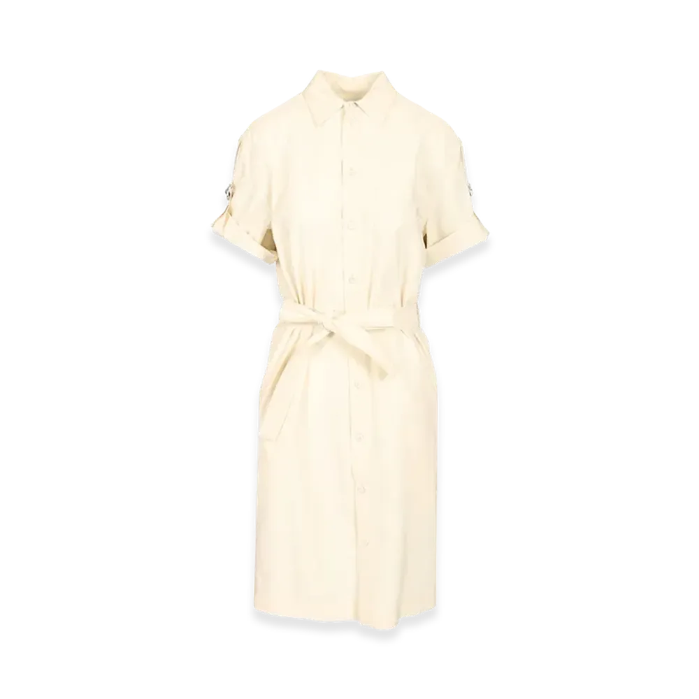 Burberry Women's Silk Blend Shirt Dress "White"