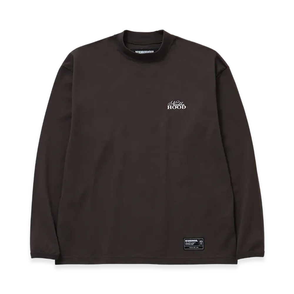 NEIGHBORHOOD Classic Mocneck LS "Brown"