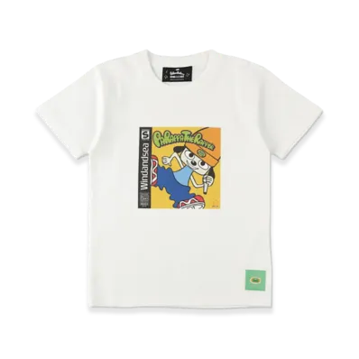 WIND AND SEA x Parappa The Rapper Kids Parappa Cover Tee "White"