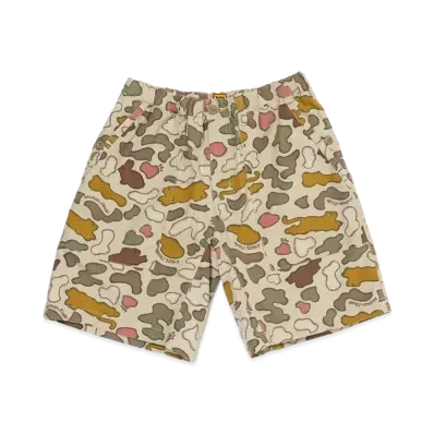 HUMAN MADE x KAWS Made Camo Shorts "Brown"