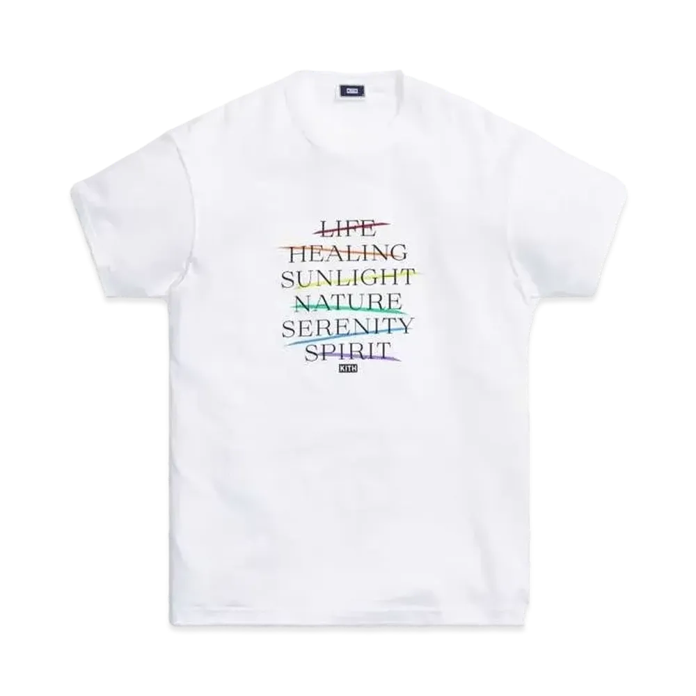 Kith Pride Meaning Tee "White"