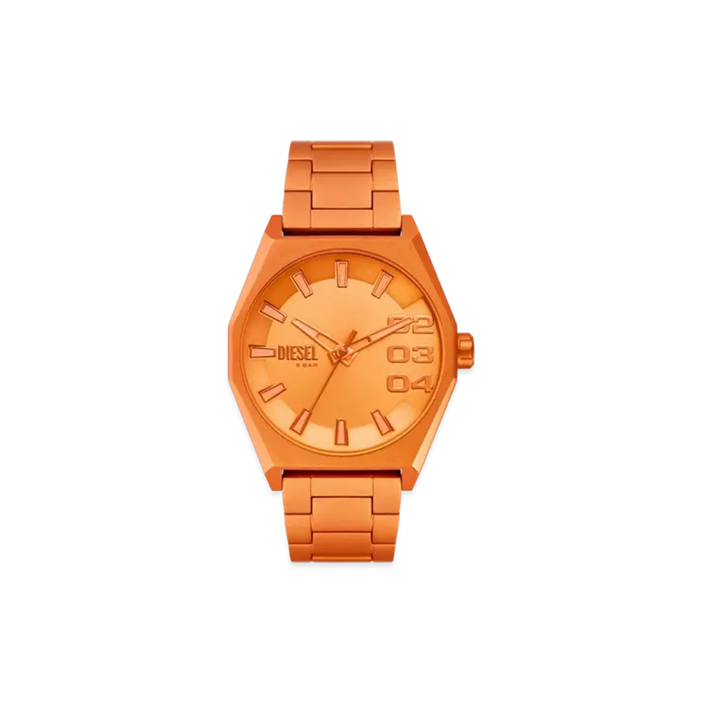 Diesel Dz2209 Scraper Three-Hand Orange Aluminum Watch "Orange"