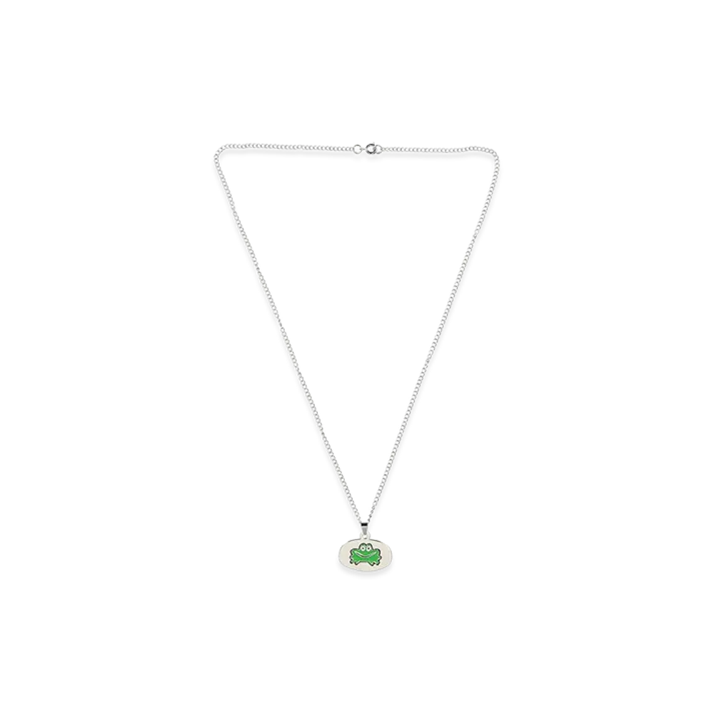 WIND AND SEA x PARAPPA Silver Necklace "Silver"