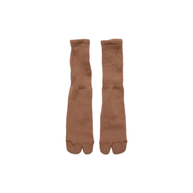 UNDERCOVER OZISM x Nonnative Monk Tabi Socks Poly Paper Woven "Brown"