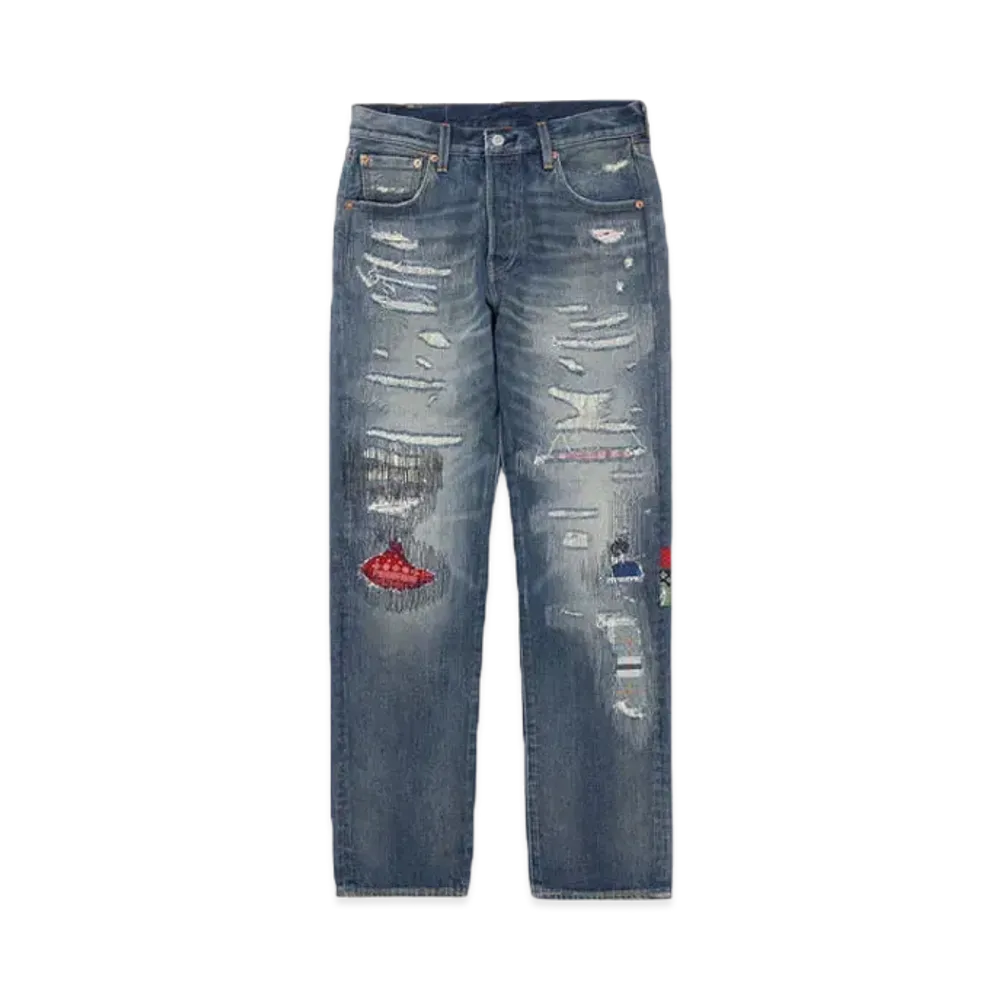 Levi's x CLOT 501 RBG Denim Jeans "Medium Indigo"