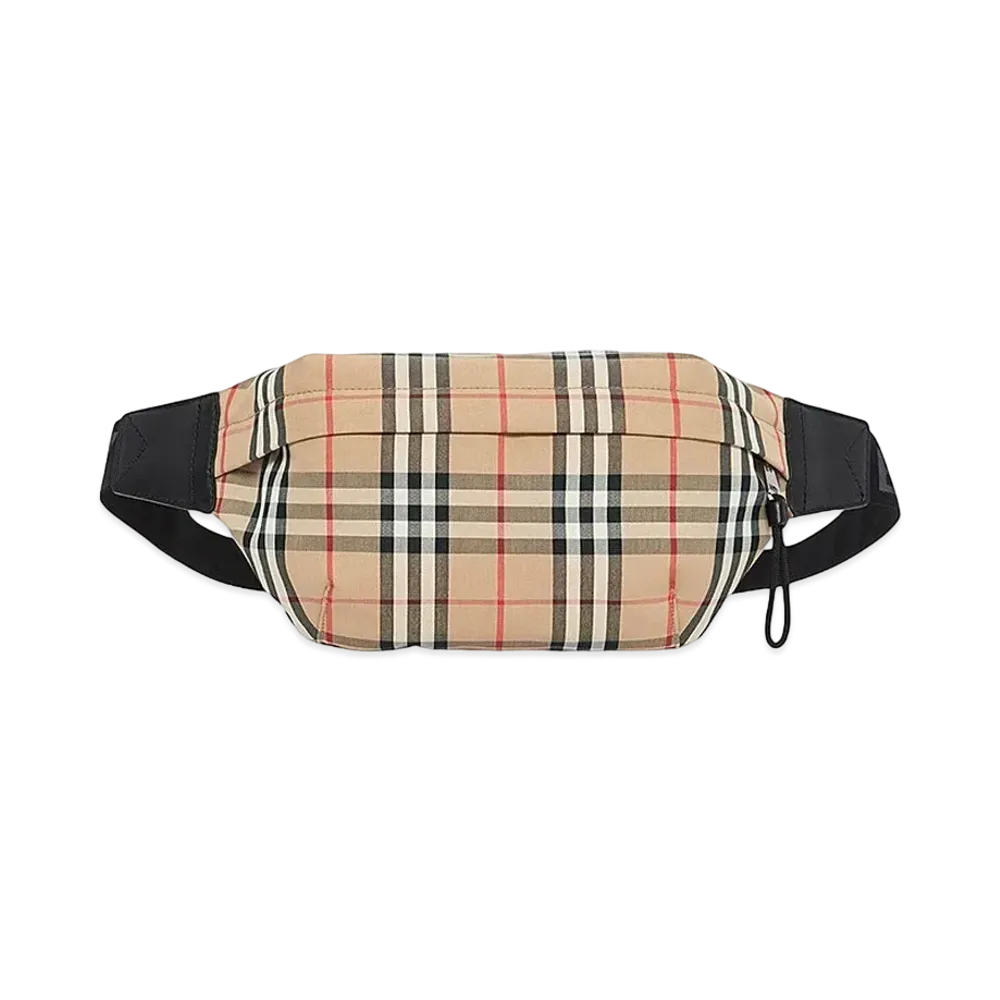 Burberry Medium Vintage Check Bonded Cotton Bum Bag "Archive Beige"