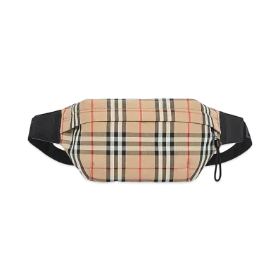 Burberry Medium Vintage Check Bonded Cotton Bum Bag "Archive Beige"