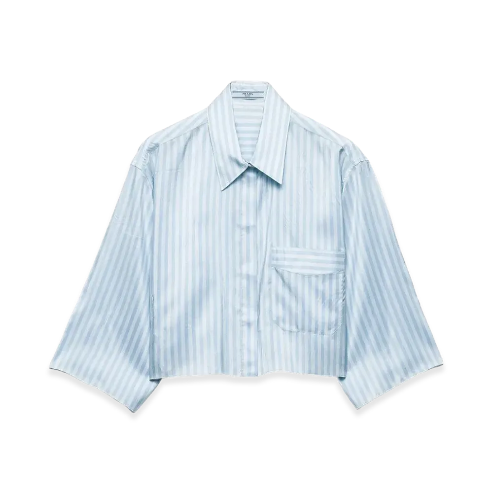 PRADA Women's Shirts "Clear Blue"