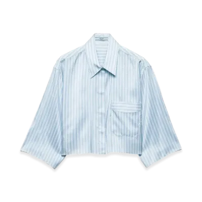 PRADA Women's Shirts "Clear Blue"