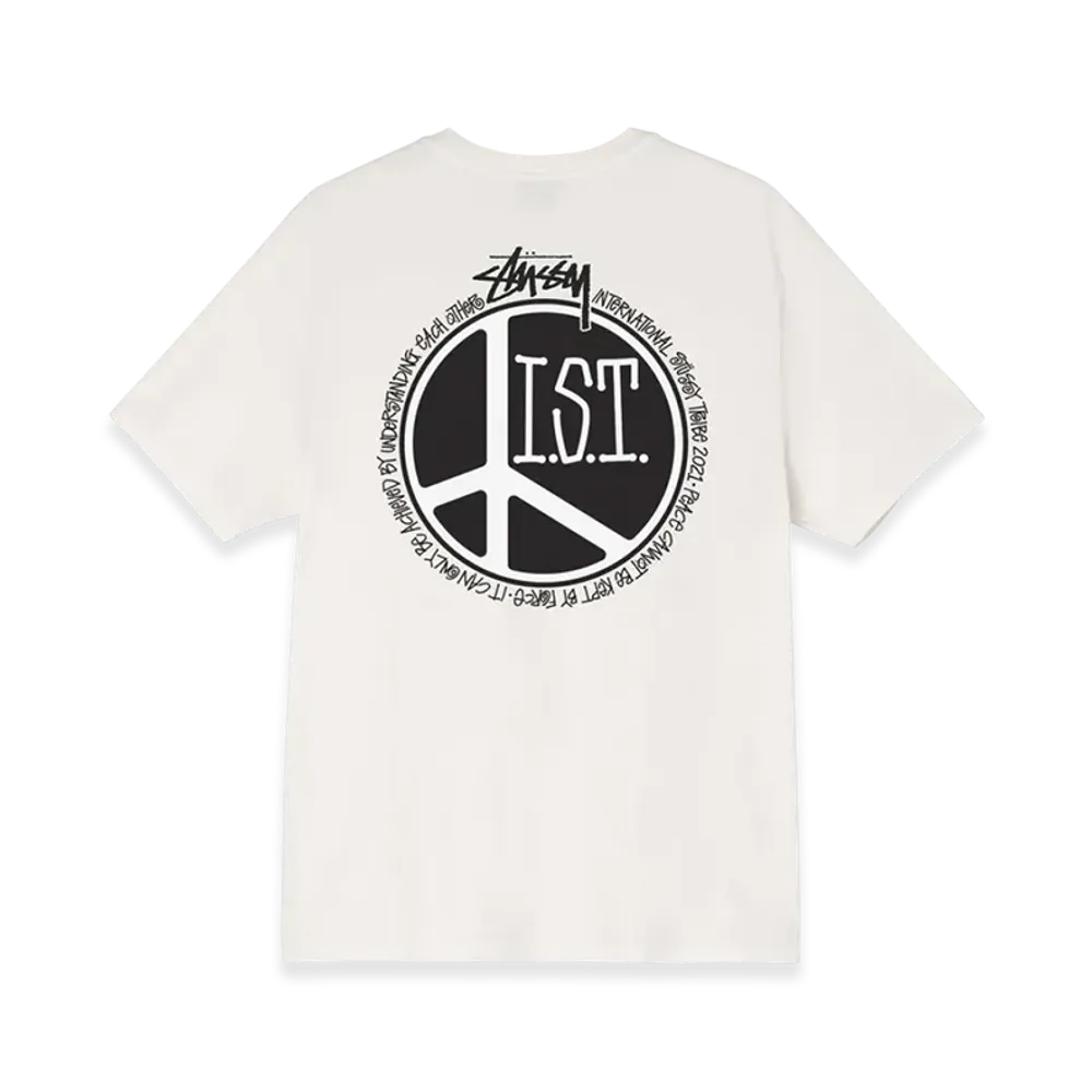 Stussy Peace Dot Pigment Dyed Tee "Natural"