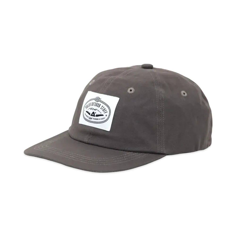 POLeR Cotton Drawcord Cap "Grey"