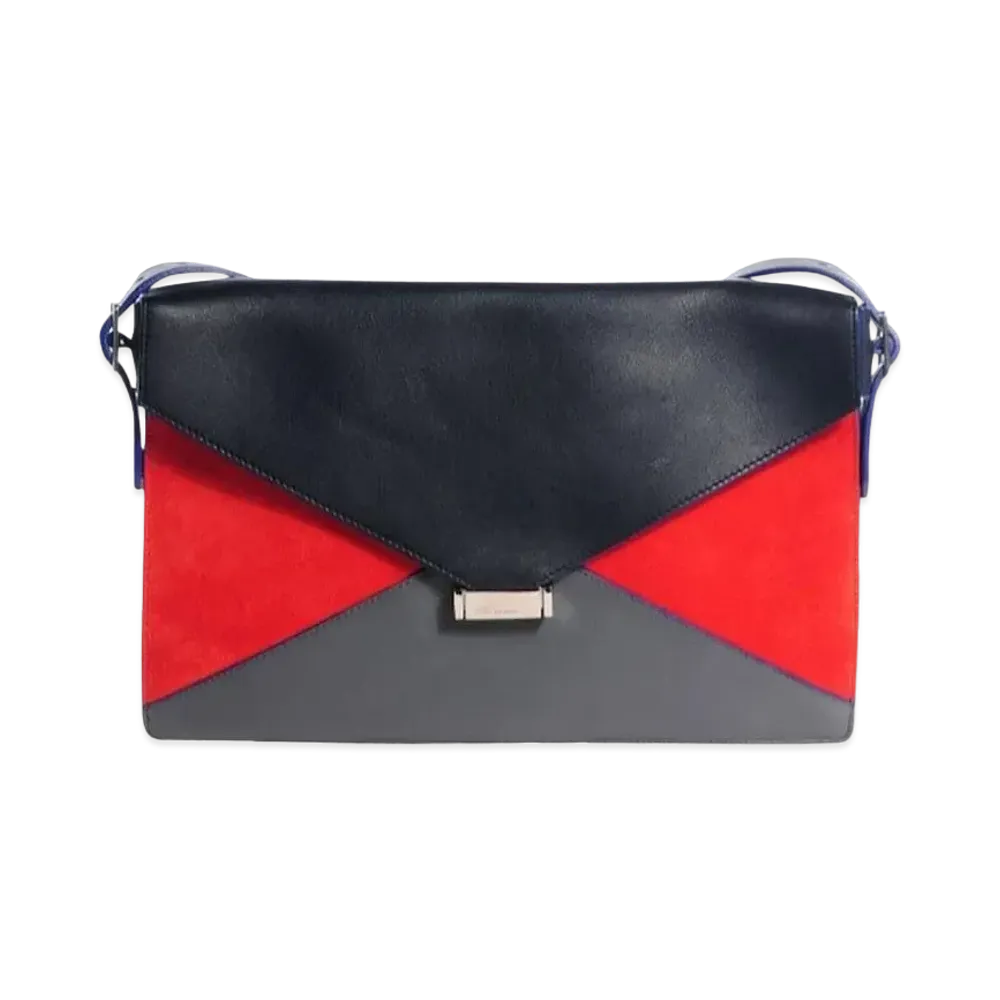 CELINE Diamond Clutch Shoulder Bag "Multi"